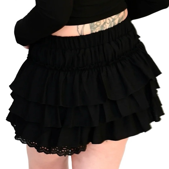 Foxblood Ruffled Bloomers - Picture 4 of 7